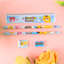 Wooden Pencil Set (5 Pc): School Supplies, Stationery Set for Kids