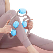 Muscle Massage Roller for Leg Soreness & Relaxation (5 Wheels, 1 Pc)