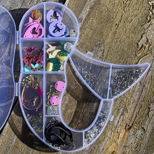 Mermaid Shape Plastic Storage Organizer Box (1 Pc)