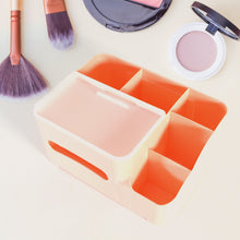 6-Compartment Desk Organizer – Multi-Function Storage for Tissue, Stationery, Remote & Mobile (Home/Office)