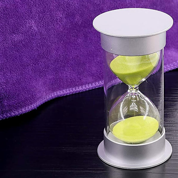 45-Minute Green Sand Timer – Hourglass Time Management Tool for Classroom & Games (Color : Green)