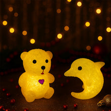 Unique Crystal Night Light: Multi-Shape LED Lamp (Mood Lighting)